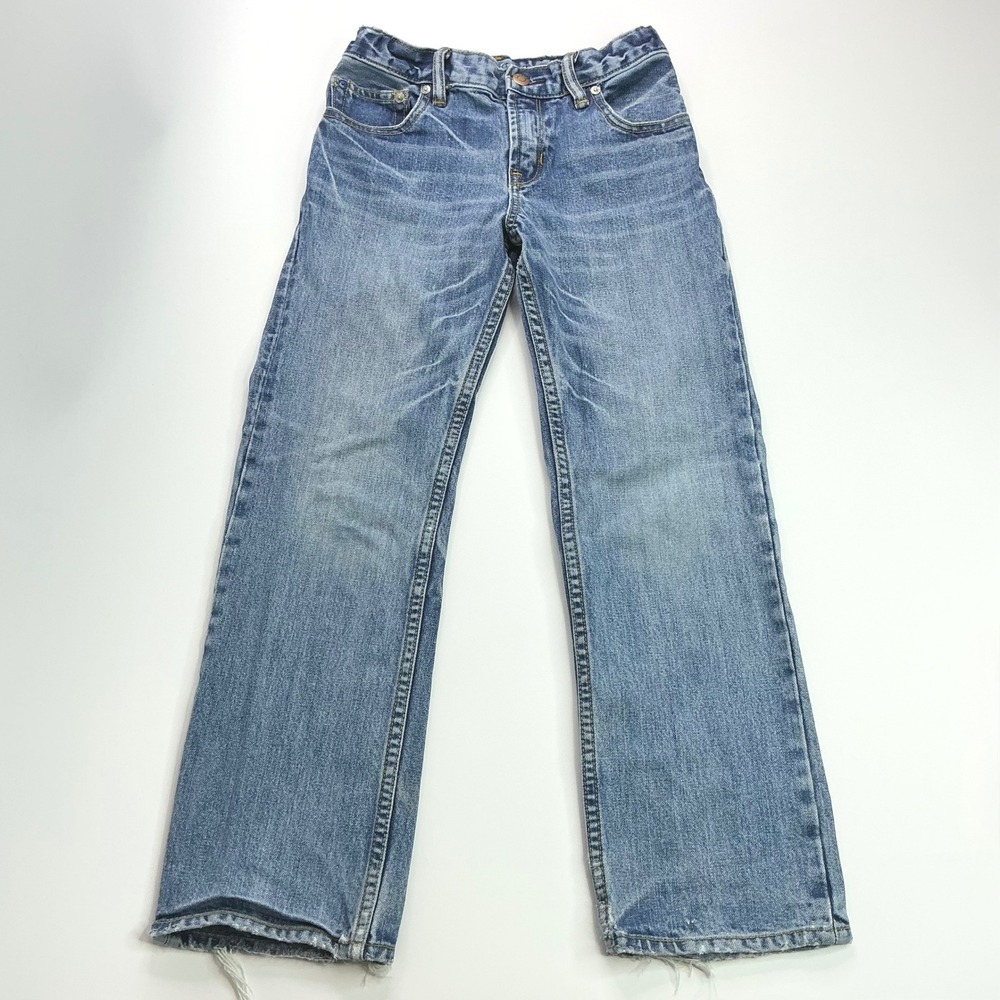 Gap Blue Jeans Kids 10 Regular 1969 Original Straight Leg Adjustable Waist
